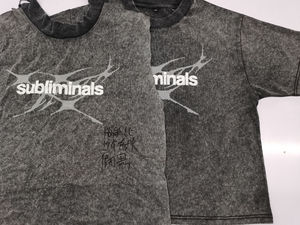 T-shirt en coton à manches courtes pour homme et femme avec logo personnalisé, impression en caoutchouc, coupe ample, streetwear - Product Image 5