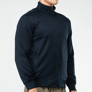 Factory Price Men's Winter <b>Full</b> <b>Zip</b> Sweater Fleece Lined Thermal <b>Jumper</b> Warm Apparel Bulk Top - Product Image 4