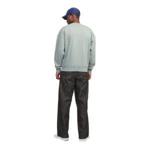 Sweat-shirt à col rond unisexe pour homme, 100% coton, décontracté, chaud, en polaire, à manches longues, pour la saison hivernale - Product Image 4