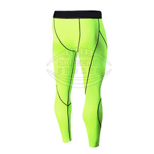 Pantalones de Compresión Deportivos para Hombre, Personalizables, de Longitud Completa, Cintura Elástica Ajustable, Spandex/Poliéster 140g, Elásticos y Cómodos - Product Image 4