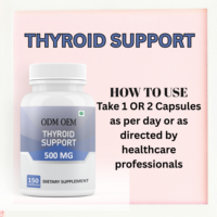 Capsules de soin de la thyroïde ODM OEM, 150 unités, suppléments à base de zinc et de magnésium pour le soutien du métabolisme (femmes et hommes)