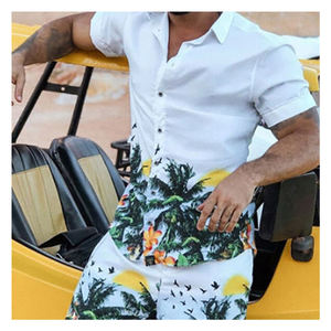 Conjunto de Verano para Hombre con Logotipo y Diseño Personalizados, Nuevo Conjunto Casual de Verano para Hombre, Conjunto de Ropa de Playa Estampada de Alta Calidad - Product Image 6