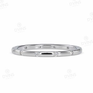 แหวนแต่งงานลายเพชรรูปดาวสุดคลาสสิกทอง14K ประดับเพชรธรรมชาติเครื่องประดับงานหมั้นและงานปาร์ตี้ - Product Image 4