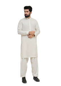 Ensemble Shalwar Kameez pour hommes en gros, 100% coton, vêtements décontractés, sans plis et à séchage rapide, toutes saisons, service OEM - Product Image 2
