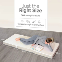 Meilleures ventes Matelas pliant en mousse à mémoire de forme souple et épais 3 Matelas d'invité en mousse à mémoire de forme en bambou Lit de plancher