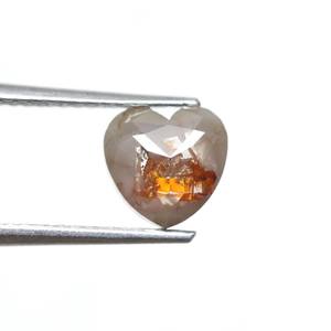 1,40 Ct 7,0 MM Natural rústico rojizo corazón Rosa corte Diamante Suelto para anillo de compromiso de ensueño - Product Image 2