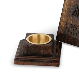 Quemador de Incienso de Madera Hecho a Mano con Orificio Ventilado, Porta Incienso Bakhoor, Diseño Árabe para Decoración de Ramadán, Regalo para el Hogar de Oriente Medio - Product Image 5