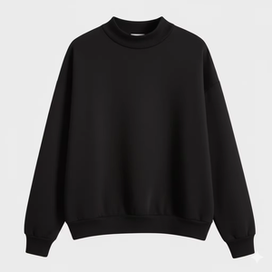 Pull en maille doux pour femme, col montant, imprimé, manches longues, coupe ample, décontracté, confortable, tissé, cristal, automne-hiver - Product Image 1