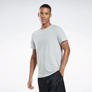 T-shirt décontracté en jersey de coton de luxe, grande taille, nouveau design personnalisé, coupe ample, épaules légèrement tombantes, impression sérigraphique unie - Product Image 5