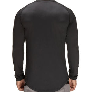 High Quality Custom Logo Printed <b>Long</b> <b>Sleeve</b> T-shirt 100% Cotton <b>Tshirt</b> Crew Neck 250 GSM Hip Hop <b>Long</b> <b>Sleeve</b> T Shirts for <b>Men</b> - Product Image 2