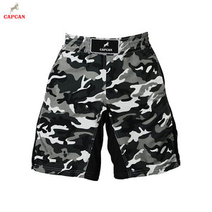 Shorts MMA légers, écologiques, durables, à séchage rapide, respirants, personnalisables, confortables, taille élastique pour la vente en gros en ligne - Product Image 2