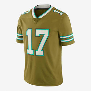 Nuevo diseño personalizado fútbol americano Jersey transpirable de talla grande fútbol americano uniforme ropa deportiva 100% poliéster - Product Image 5