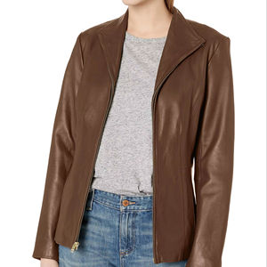 Chaqueta de Cuero para Mujer, Nuevo Modelo, Diseño de Punto Transpirable Personalizado, Chaquetas de Mujer de Alta Calidad - Product Image 1