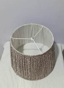 Cubiertas de lámpara suave de tambor de algodón de lino hecho a mano de diseñador con llamativo estampado de bloque Jaipur para lámpara de mesa lámpara colgante - Product Image 6