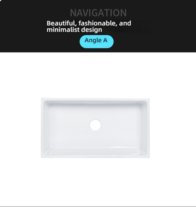 Bán buôn hiện đại phong cách vuông trắng gốm duy nhất Bát phòng tắm bồn rửa với chải bề mặt cho khách sạn sử dụng - Product Image 2