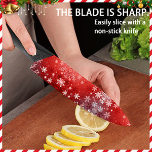 Couteau de chef de qualité supérieure avec revêtement en céramique, manche en plastique, compatible lave-vaisselle et ambidextre - Livraison rapide, livraison gratuite - Product Image 4