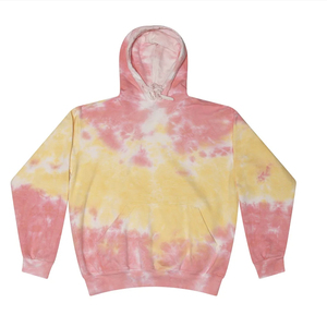 2024, sudadera de franela personalizada de gran tamaño con tinte de corbata para mujer, sudadera informal holgada con bolsillo, estampado Digital, calidez acogedora de invierno - Product Image 1