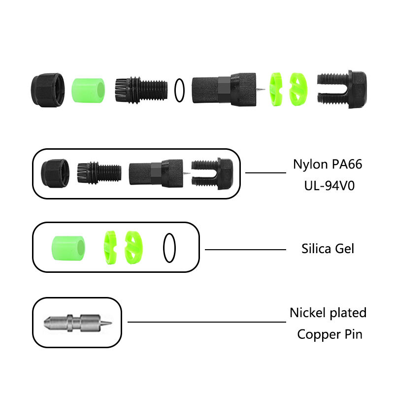 YXY IP65 Waterproof Low Voltage Wire Cable Connector