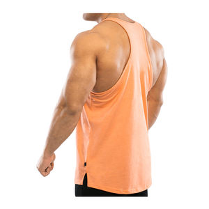 Vente en gros de vêtements de sport légers pour hommes logo personnalisé débardeur en coton à séchage rapide motif vierge décontracté respirant pour le fitness - Product Image 3