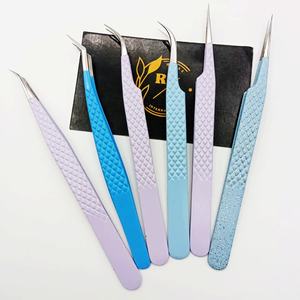 Pinzas para Pestañas Multiusos de Acero Inoxidable Profesional de Marca Privada, Antiestáticas, Duraderas, de Precisión, con Agarre Perfecto y Ecológicas - Product Image 6