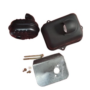 Two-<b>Wheel</b> Brushcutter Engine Exhaust Kit Compatible with Km0412107 Ref 919358 Made of Durable Metal and <b>Plastic</b> - Product Image 1