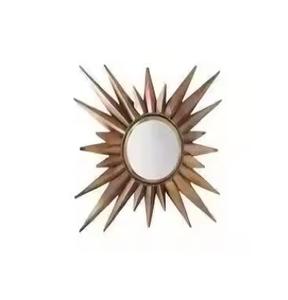 Luxurious <b>Wall</b> <b>Mirror</b> Decorative High Standard Quality Latest Arrival Designer <b>Wall</b> Hanging <b>Mirror</b> <b>Gold</b> Color Office Decoration - Product Image 4