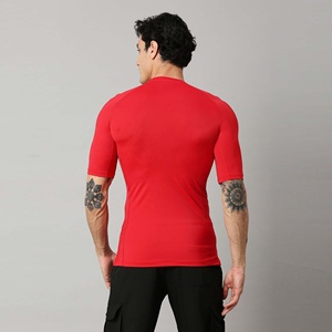 Camiseta Deportiva de Compresión para Hombre, de Manga Corta, Transpirable, Ecológica, Ajustada, Elástica, Antiarrugas, Personalizable - Product Image 6