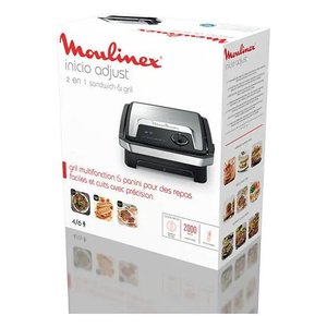 Parrilla Eléctrica 2000W INICIO Ajustable 2 en 1 Plateada y Negra GI272D10 - Product Image 2