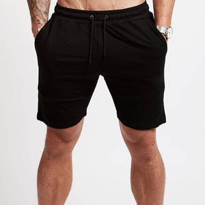 Pantalones cortos de chándal de verano para hombre de algodón 100% al por mayor, pantalones cortos de correr de marca personalizados Street Swear, pantalones cortos informales con cordón de verano sólidos - Product Image 4