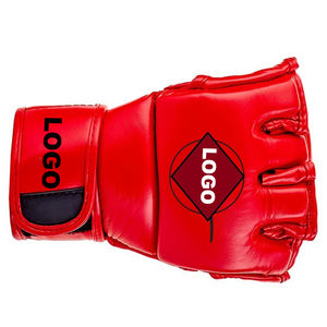 Gants de MMA pour hommes, nouveau style, logo personnalisé, prix bas, 100% cuir véritable respirant, design demi-doigts, meilleure qualité - Product Image 4