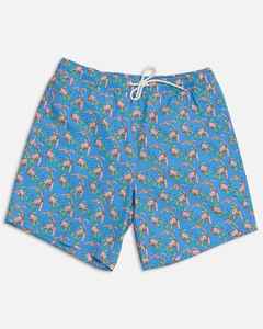 Custom OEM Printed Mens <b>Swim</b> Trunks & <b>Shorts</b> Quick Dry UV Protection with Compression Liner and Pocket - Product Image 1