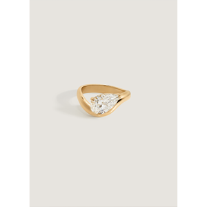 Anillo de Diamantes Kira con Corte de Pera - Product Image 1