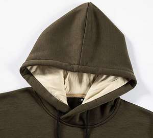 Sudadera con Capucha Lanwo de Corte Regular, Sin Cordones, con Logotipo Personalizado, para Hombre, de Poliéster, para Invierno, de Secado Rápido, MOQ Bajo - Product Image 4