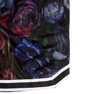 Pantalones Cortos de Malla con Logotipo Personalizado, Estilo Hip Hop, para Hombre, Verano, Entrenamiento, Fitness, Deportes, Baloncesto, Gimnasio, Cintura Alta Elástica con Bolsillo - Product Image 3