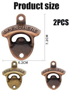 Abrebotellas de hierro rústico perfecto para el hogar, bares, cocinas y fiestas al aire libre que ofrecen un rendimiento duradero y un encanto clásico - Product Image 2