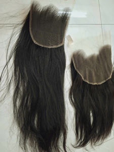 Belle 100% Vierge Naturelle Cheveux Raides Tissage Personnalisé Hd dentelle 9x6 fermeture et frontale du Vietnam Produits Capillaires - Product Image 5