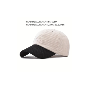 Casquette de baseball brodée 3D en coton doux Hi Design Protection solaire d'hiver pour les fêtes de pêche en plein air-Plusieurs couleurs - Product Image 1