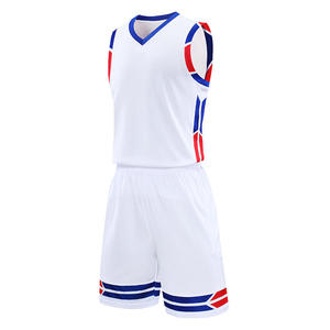 Herren-Basketball-Trikot-Set mit Shorts, leicht, atmungsaktiv, schnelltrocknend, sportliche Sportbekleidung für Teamtraining und Leistung - Product Image 4