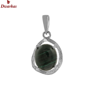 Ensembles de bijoux pour femmes design de luxe en argent sterling pierre de malachite naturelle boucle d'oreille pendentif collier - Product Image 3