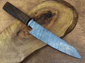 Couteau de chasse, de chef et de camping artisanal en acier inoxydable, lame dentelée de qualité industrielle, personnalisable OEM, garantie 3 ans - Product Image 6