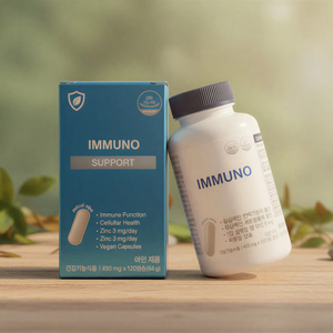 Cápsulas de Apoyo Inmunológico Premium Yuyu Healthcare Korea ODM, Lactoferrina, Complejo de Zinc-Probióticos, Eje Intestinal-Inmunitario para Adultos - Product Image 1