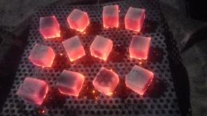 Introducing Indonesian-made coconut shell charcoal Our quick-<b>light</b> <b>cube</b> briquettes - Product Image 5