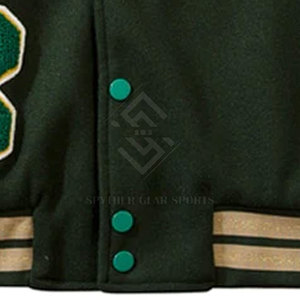 Veste de sport en coton/laine respirante et écologique de haute qualité à séchage rapide pour hommes, design personnalisé, streetwear, col montant, hiver - Product Image 5