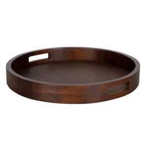 Plateau de service en bois poli pour un look brillant, tables à manger élégantes, style raffiné, utilisation haut de gamme pour la présentation à domicile - Product Image 4