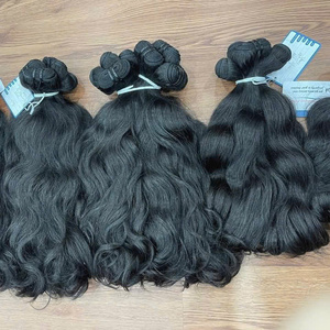 Extensions de trame de cheveux humains bruts non transformés vietnamiens à vague droite soyeuse Prêt à expédier - Product Image 2