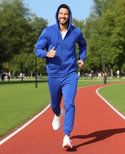 Chándal para hombre, chándal informal, y cremallera completa Sudadera con capucha, chándal atlético para correr, chándal, trajes informales para hombre - Product Image 4