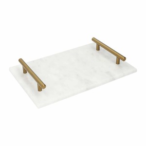 Bandeja de comida ecológica de mármol cuadrada elegante, tamaño personalizado, acabado Natural para comida rápida, servicio de hoteles, eventos de catering - Product Image 2