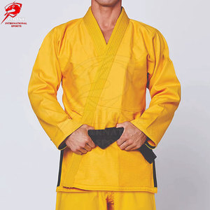 Combinaisons de judo de haute qualité, pré-rétractées, en tissu coton tissé perlé, uniformes de BJJ avec patchs personnalisés en stock - Product Image 5