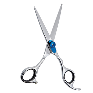 Ciseaux à cheveux pour salon de coiffure professionnel avec étui en cuir Ciseaux en acier inoxydable fabriqués au Pakistan - Product Image 4