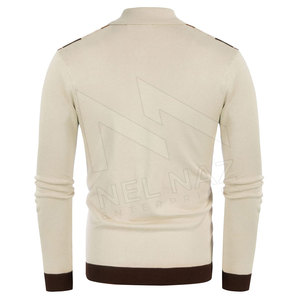 Jersey de punto de cuello alto para hombre, suéteres de diseñador de lana para hombre, moda de invierno, suéteres de cuello redondo personalizados transpirables para hombre - Product Image 2